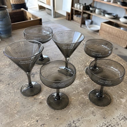 Printed Martini Glasses