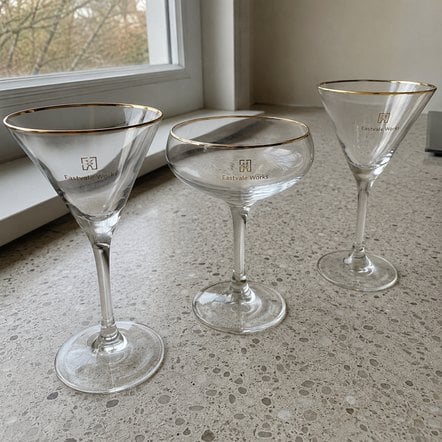 Wholesale custom martini glasses